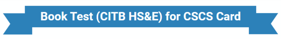 Book Test for CSCS Card